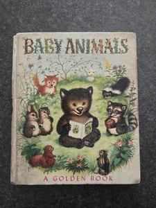 Baby Animals, A Golden Book, Garth Williams, 1952, Vintage Board Book - Picture 1 of 9