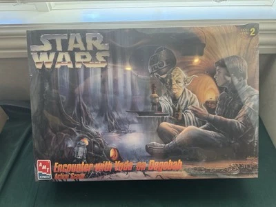 Star Wars AMT Encounter with Yoda on Dagobah Action Scene SEALED Model Kit #8263 - Image 1 of 4