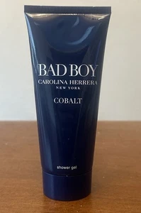 Gel de ducha con fragancia de cobalto Carolina Herrera Bad Boy 3,4 oz 100 ml NUEVO - Imagen 1 de 2