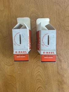 Vintage Paar 60'S U-HAUL Cardboard Trailer Bank - Bild 1 von 5