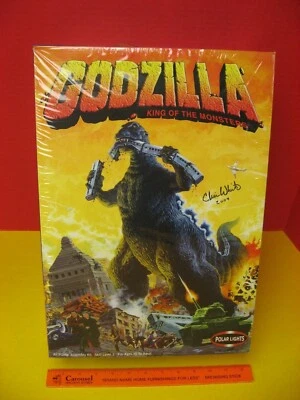 Luces polares 2001 - Godzilla King of the Monsters portada artista Chris White automático Foto 1 de 4