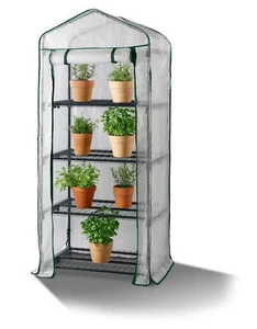 PARKSIDE® Gewächshaus Pflanzenhaus Blumenhaus 69 x 160 x 49 cm mit Regalböden - Bild 1 von 5