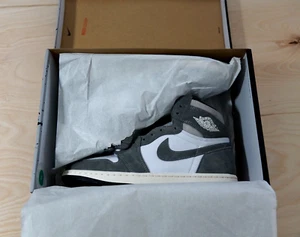 Size 9 - Air Jordan 1 Retro High OG "Washed Black" - Picture 1 of 9