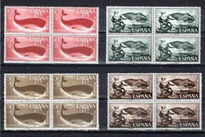 ESPAÑA FERNANDO POO 1960 EDIFIL 192/195** PHISETER MACROCEPHALUS Y EUBALAENA Bl4 - Imagen 1 de 1