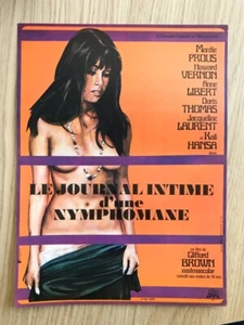 JOURNAL INTIME D'UNE NYMPHOMANE Synopsis JESS FRANCO, ANNE LIBERT ÉROTIQUE SEXY - Photo 1/2