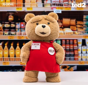 45cm NEW Movie Ted Bear Plush Toys Soft Stuffed Doll Teddy Bears Kids Gift 18'' - Picture 1 of 16