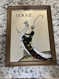 Wood Framed Glass Print Vogue Magazine Cover - Picture 1 of 9
