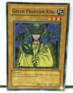 DE COLECCIÓN Yugioh Green Phantom King LOB-034 Común 1ª Edición COMO NUEVO - ¡SIN USAR! - Imagen 1 de 2