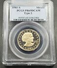 1981 S Type 2 Sba $1 Susan B Anthony Small Size Dollar Coin Pcgs Pr69 Dcam