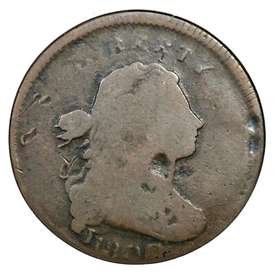 1800 ANACS AG Details Dbl Struck Draped Bust Large Cent Coin 1c - Image 1 of 3