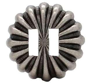 Parachute Slotted Concho Antique Nickel 1-1/2" 7657-21S - Picture 1 of 1