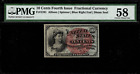 Fr-1261 $0.10 Fourth Issue Fractional Currency - 10 Cents - Graded PMG 58