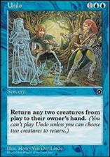 Undo X4 (Portal 2 - Second Age) MTG (NM) *CCGHouse* Magic