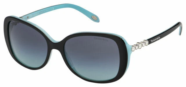 Tiffany & Co. Tf4121b 80559s Black / Blue Gradient Sunglasses