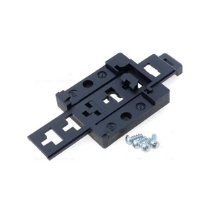 Supporto universale aggancio barra DIN in plastica regolabile max 80mm - Foto 1 di 1