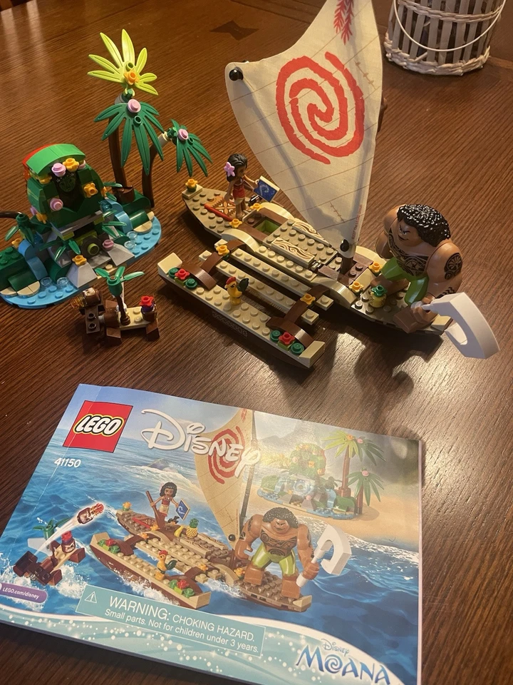 Lego Disney Moana's Ocean Voyage 41150 completo com instruções, sem caixa - Imagem 1 de 1