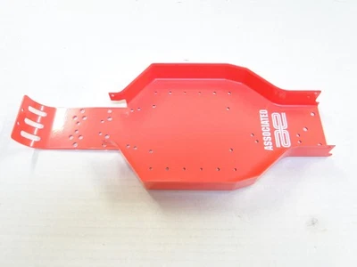 NEW ASSOCIATED RC10T  CLIFF LETT Chassis Main RED Neon Aluminum AL7 - Image 1 of 3
