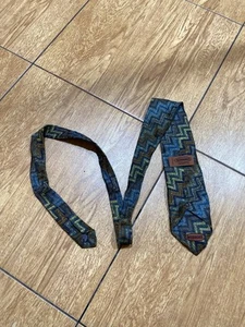 MISSONI CRAVATTE 100% Silk Tie Luxury - Picture 1 of 8