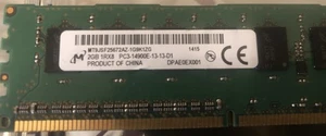 Memoria RAM MICRON MT9JSF25672AZ-1G9K1ZG 2 GB 1Rx8 PC3-14900E-13-13-D1 - Imagen 1 de 2