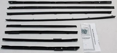 Window Sweeps Felt Kit for Pontiac GTO, Lemans 1964 Convertible Authentic 8pcs - Image 1 of 4