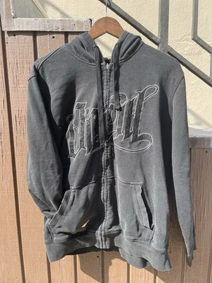 Sudadera con Capucha Negra Y2K O’Neill De Colección con Cremallera L Hip Hop Patinador Grunge Deletrear Foto 1 de 4