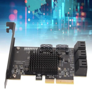 Card 8 Port Support Hot Swappable Boot System Disk PCIE To 3.0 Exp NEW - Zdjęcie 1 z 12