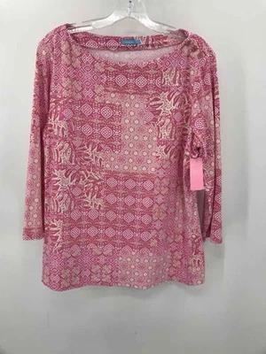 Б/у J Mclaughlin розовый размер XL 3/4 рукав блузка - Изображение 1 из 3