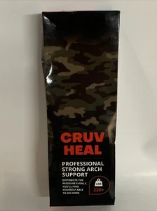 CURVHEAL 220+ lbs Plantarfasziitis hohe Fußgewölbestütze Einlegesohlen, Dark Military (M) - Bild 1 von 6