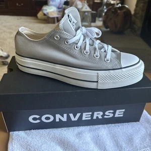 Converse All Star Chuck Taylor Gris Bajo Nuevo En Caja Mujer’s 10.5 M - Imagen 1 de 8