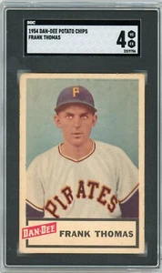 1954 Dan-Dee Potato Chips Frank Thomas SGC 4 - Picture 1 of 2