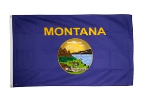 Fahne USA Montana Flagge amerikanische Hissflagge 90x150cm - Bild 1 von 1