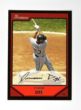 2007 Bowman #133 Jermaine Dye - NM-MT
