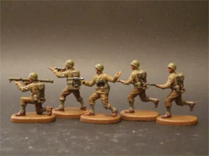 NUEVO Hecho a Mano 1/72 Infantería Americana 1941-1945 Ensamblado Modelo de Plástico Pintado - Imagen 1 de 4