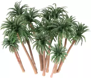 15Pcs Miniature Palm Trees Decor Diorama Layout Architecture Coconut Model Trees - Picture 1 of 12