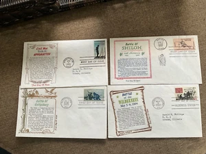 US FDC #1179-1182 Khol Kraft Civil War Set - Buy One or Buy All Four. - Picture 1 of 5