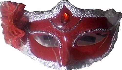 Mardi Gra Mask Red - Image 1 of 1