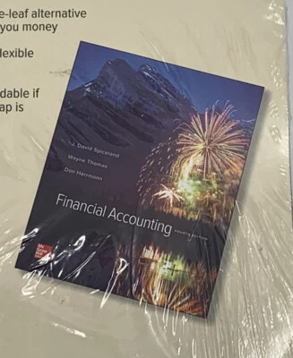 Financial accounting Book 4th edJ David Spiceland Wayne Thomas Don Herrmann New - Image 1 of 3