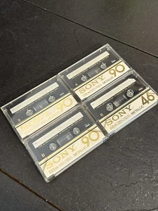 SONY METALLIC 90 3X METALLIC 46 1X AUDIOKASSETTEN DAS ORIGINAL - Picture 1 of 8