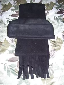 Damas ~ Combo de sombrero y bufanda ~ Negro ~ Nuevo - Imagen 1 de 1