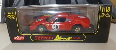 ANSON 1/18 FERRARI DINO 246 GT . COME NUOVO RARO .NO BURAGO UT MODELS   SOLIDO. - Immagine 1 di 4