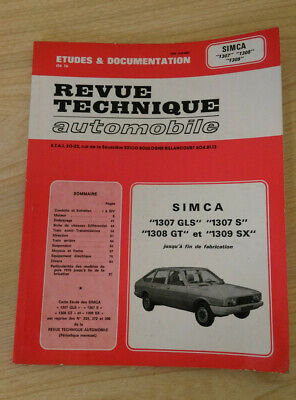 RTA  Revue  SIMCA   1307     1308      1309  • 9.90€