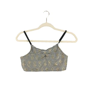 CAT & JACK Swimwear Top Size XL (14/16) Striped Pineapple Print Spandex Halter - Picture 1 of 8