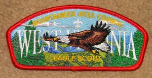 Mountaineer Area Council 2015 Eagle Scout CSP - Limited Edition - Red Bdr - Picture 1 of 1