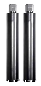 2"" Nass Diamantkern Bit für schweren Stahlbeton weich bis hart Aggregat 2er-Pack - Bild 1 von 9