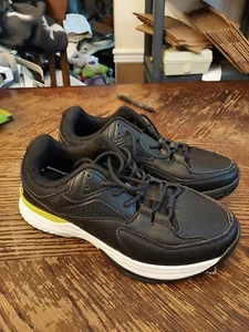 FitVille Unisex Black Walking Shoes Size 8 Men's/9.5 Women's  - Picture 1 of 7