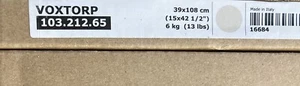 IKEA VOXTORP Cubierta Panel Alto Brillo Beige Claro 15" x 42 1/2" Nuevo 103.212.65 - Imagen 1 de 1