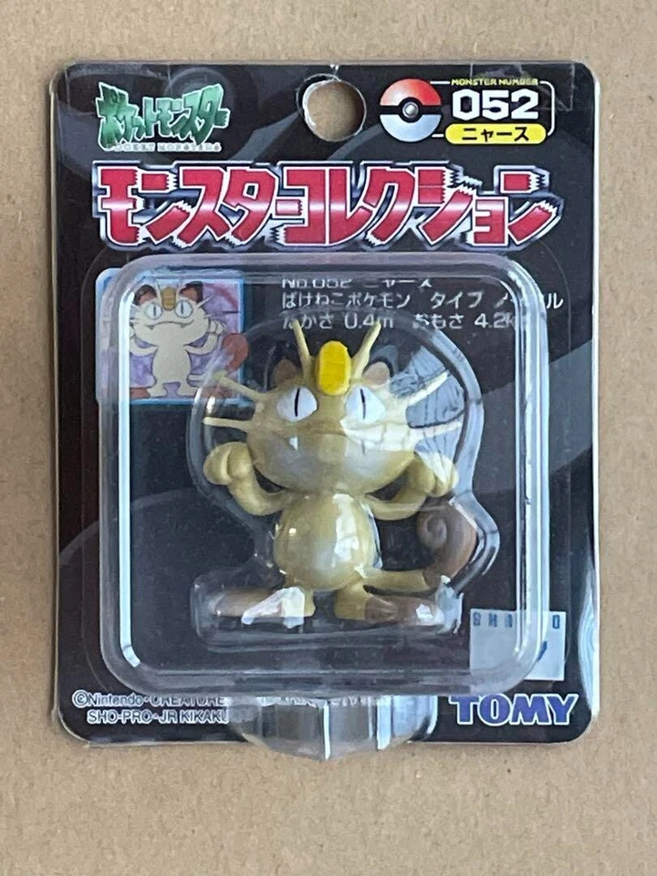Boneco Tomy Pokemon Monster Collection Moncolle Meowth raro Japão - Imagem 1 de 3