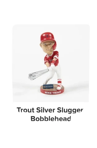 Los Angeles Angels Mike Trout Silver Slugger Bobblehead SGA 9/15/23 Cover