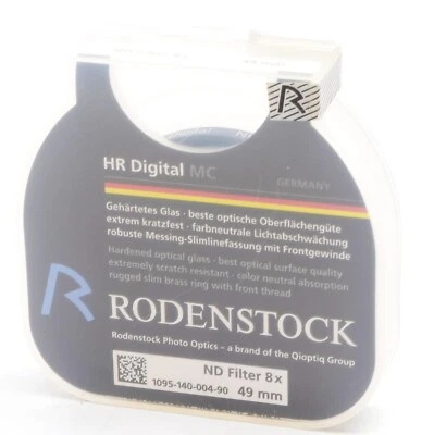 Rodenstock Neutral Density (ND) 3 fstop (x8) 49mm HR  MC Filter NEW OLD STOCK - Image 1 of 2