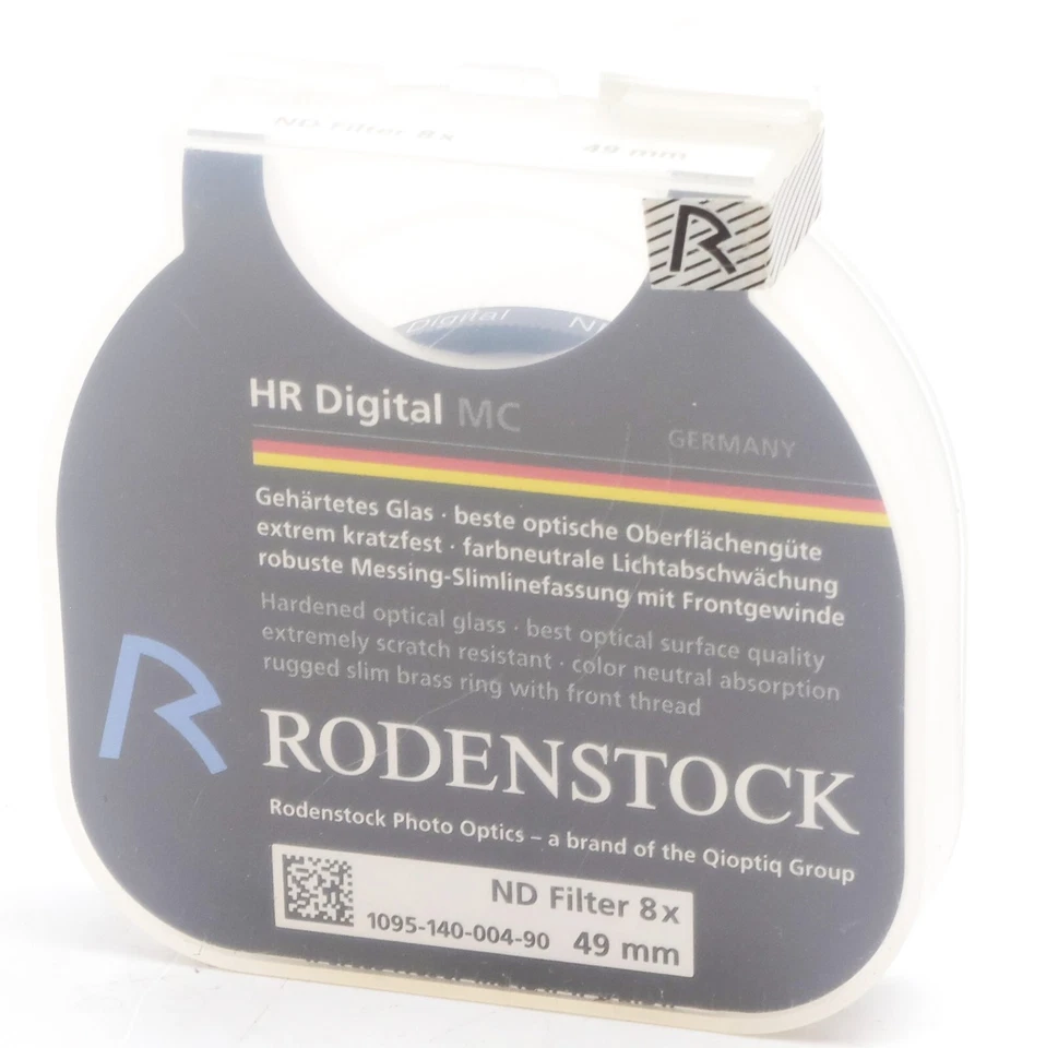 Rodenstock Neutral Density (ND) 3 fstop (x8) 49mm HR  MC Filter NEW OLD STOCK - Image 1 of 2
